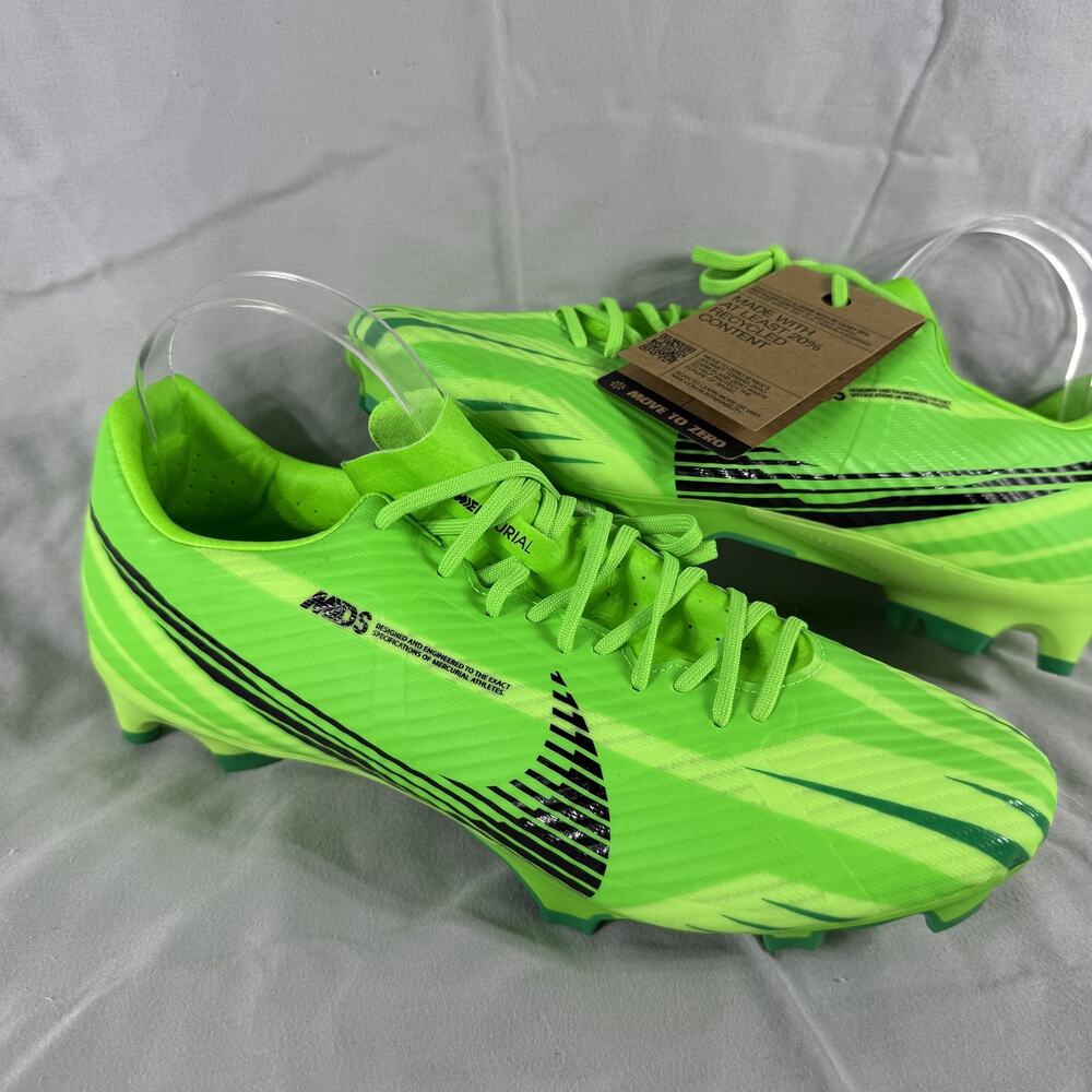 Nike Mercurial Air Zoom MDS Soccer Shoes Mens 11.5 Green FG Cleats FJ7200-300